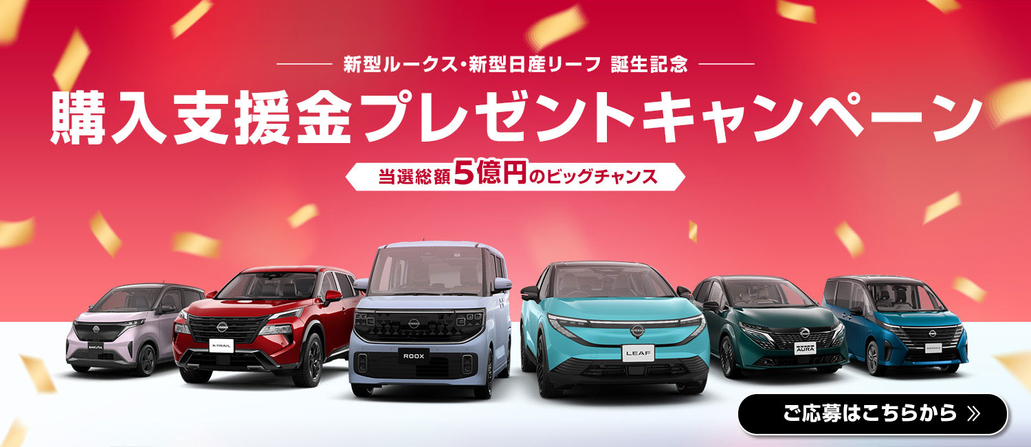 購入支援金プレゼントキャンペーン